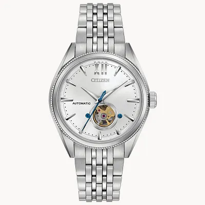 Grand Classic Silver-Tone Dial Stainless Steel Bracelet Grand Classic Silver-Tone Dial Stainless Steel Bracelet